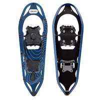 Raquettes à neige XATP durables en alliage d'aluminium à dents de scie avec plaque en TPU et embout rembourré en EVA, dotées de crampons solides