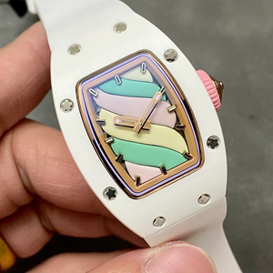 Montre de sport de luxe haut de gamme avec logo personnalisé, bracelet en silicone étanche 22 mm, montre mécanique automatique, montre de luxe pour femmes - Product Image 1