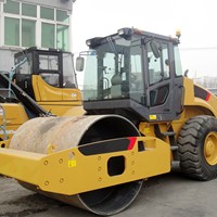 Rouleau compresseur vibratoire à tambour unique XP143-1 de 14 tonnes pour les projets routiers, miniers et de construction