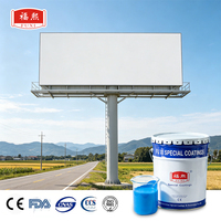 Peinture de finition pour structure en acier de panneau publicitaire extérieur, revêtement acrylique polyuréthane, protection antirouille et anticorrosion pour métal