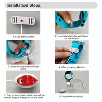 Support d'exposition antivol intelligent pour Apple Watch avec alarme sonore et lumineuse 100 dB pour magasin de détail