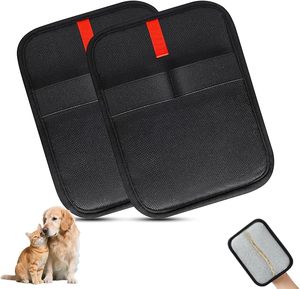 Gant de toilettage bidirectionnel pour chats, gant électrostatique pour enlever les poils d'animaux domestiques - Product Image 1