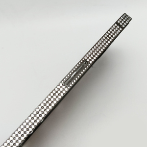 Cho <span class=keywords><strong>Iphone</strong></span> <span class=keywords><strong>4S</strong></span> Kim Loại Điện Thoại Khung Sáng Bạc Kim Cương Sang Trọng Màu Đen Điện Thoại Khung Tay khảm Với Đá Tốt Điện Thoại Di Động Khung - Product Image 6