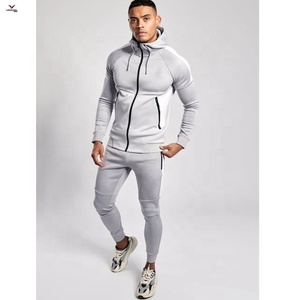 Custom Sports <b>Men</b> Plus Size Tracksuit Jogger <b>Fleece</b> Hoodie <b>Jacket</b> Pants Solid Color <b>Lined</b> Logo Street Wear Sweatpants Track - Product Image 4