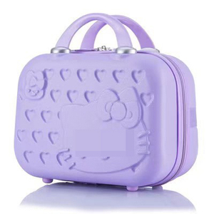 Maletín Tipo Trolley para Niños de Hello Kitty y Kuromi en ABS+Nylon con Forma de Concha Marina, Bolsa de Maquillaje Cosmética Portátil de Dibujos Animados para Viaje, Juguetes y Regalos - Product Image 6
