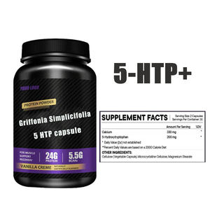 Private Label aminoacido <span class=keywords><strong>5</strong></span>-idrossitriptofano pillola integratore a base di erbe Sleeping <span class=keywords><strong>5</strong></span>-<span class=keywords><strong>HTP</strong></span> capsule - Product Image 5
