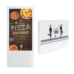 Treo tường thang máy quảng cáo máy với 2 màn hình 18.5 + 10.1 inch LCD hiển thị quảng cáo media player - Product Image 6