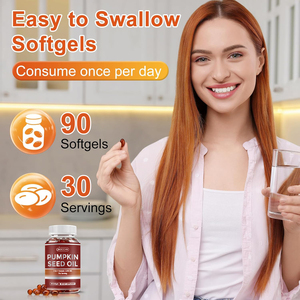 Kapsul minyak biji labu-2 in 1 suplemen kapsul <span class=keywords><strong>Softgel</strong></span> untuk pertumbuhan rambut padat, mendukung kesehatan kulit Jantung Rambut - Product Image 4