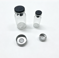 Flacon en verre transparent de 10 ml, récipient stérile pour solution injectable et emballage de médicaments