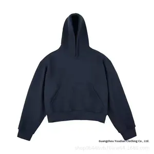<span class=keywords><strong>Felpe</strong></span> con Cappuccio Oversize da <span class=keywords><strong>Uomo</strong></span>, Moda Invernale, Stile Boxy Corto e Largo, Personalizzabili con Logo - Product Image 5