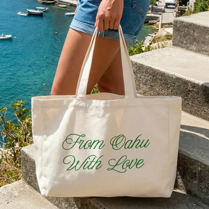 Bolsa de Tela de Algodón Moderna, Ecológica, Personalizada y Bordada, de Gran Capacidad, Resistente, Horizontal, para Compras o Trabajo - Product Image 6