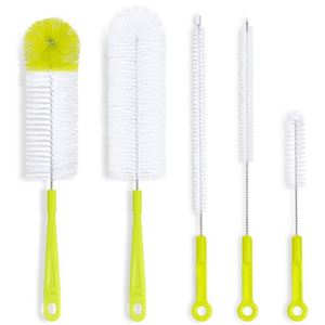 <b>Bottle</b> <b>Brushes</b> Thin Long Handle X 5 Utility Skinny Wire Cleaner Set Big Small Bendable Flexible for Cleaning Narrow Water <b>Bottle</b> - Product Image 1