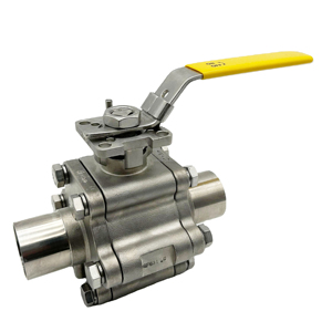 Taplink CF8/CF8M Vanne à boisseau sphérique haute pression manuelle 1/2 ''3/4'' en acier inoxydable Soudage complet Application générale pour le gaz - Product Image 1