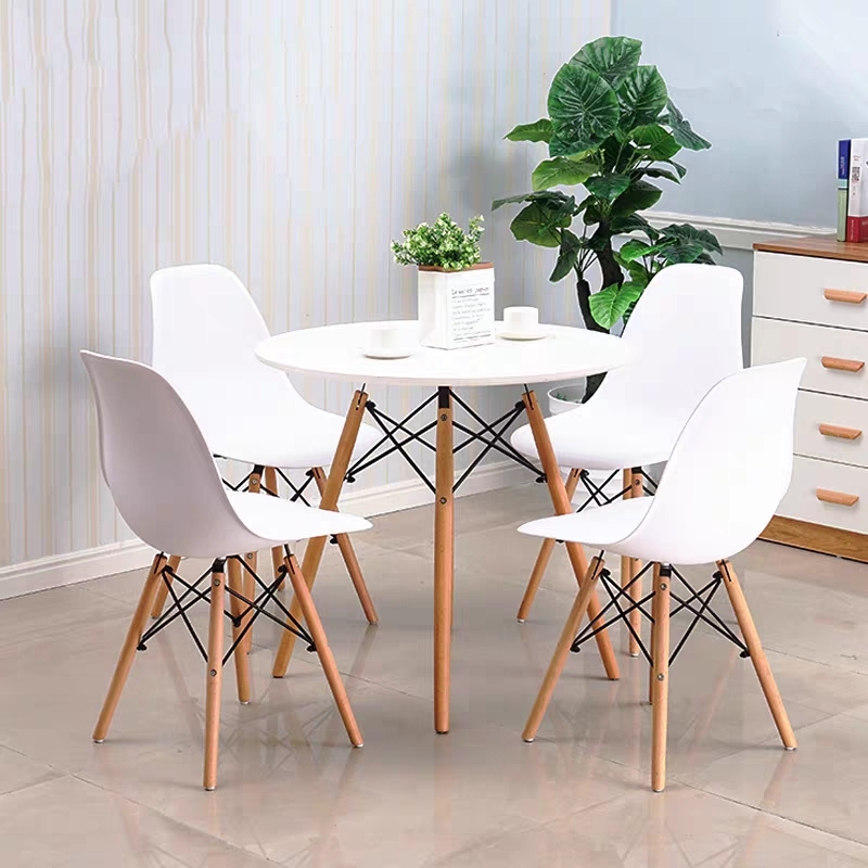 Amazon d'appoint ronde en bois table basse centrale pour meubles d'intérieur et d'extérieur