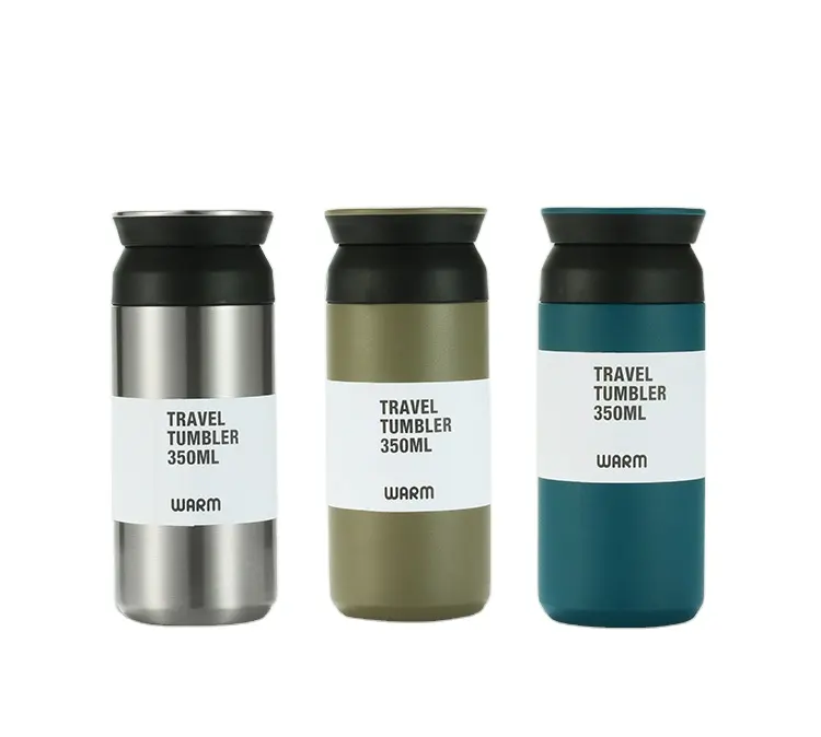 Kinto Mug Travel Tumbler Japanese Style Mini Cute Thermoses Water Bottle Vacuum Flask Thermal Coffee Mug With Handle Lid