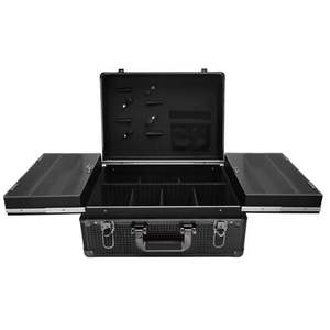 Valise de transport portable pour barbier avec serrure, en aluminium, pour accessoires de barbier - Product Image 2