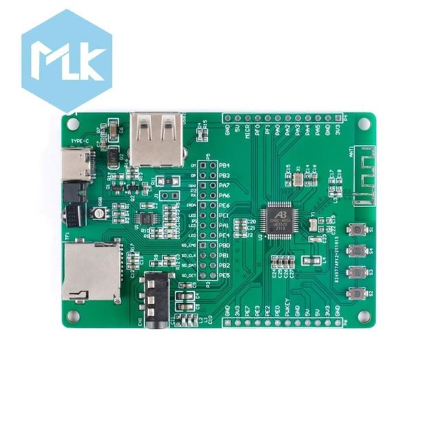 MLK AB32VG1 32-bit RISC-V Core RT-Thread Development Board with SMD Mounting for Embedded Prototyping