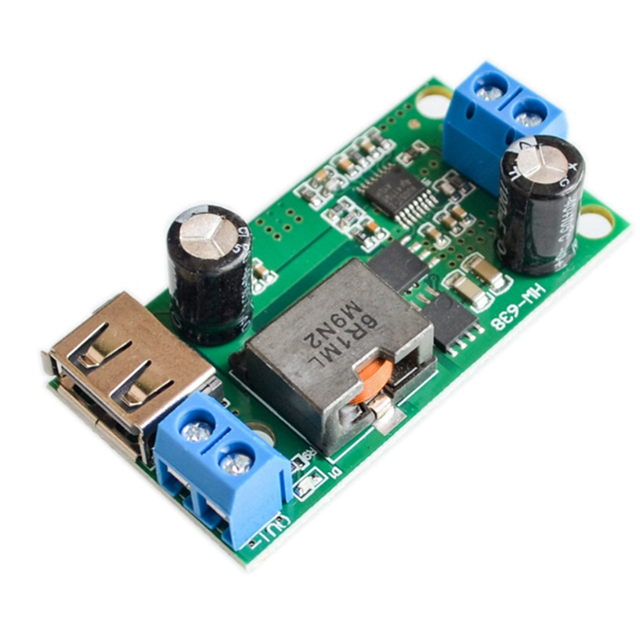 Module  DC 5A Step-down Module 9V/12V/24v/36V to 5V DCDC High-power Car Power Supply Converter