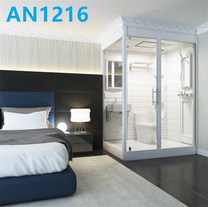 Unité <span class=keywords><strong>de</strong></span> salle <span class=keywords><strong>de</strong></span> bain préfabriquée intégrée efficace Dosettes <span class=keywords><strong>de</strong></span> <span class=keywords><strong>douche</strong></span> portables préfabriquées complètes <span class=keywords><strong>avec</strong></span> <span class=keywords><strong>cabine</strong></span> <span class=keywords><strong>de</strong></span> <span class=keywords><strong>douche</strong></span> pour hôtel - Product Image 6