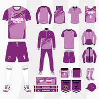 Maillot de football de club de qualité supérieure, pas cher, en gros, pour enfants, dernier modèle, ensemble de maillots de football 100% polyester pour hommes