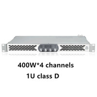 POWERMINI 4S 400watt 400W çin yapımı 4 kanal Amp 1u amplifikatör profesyonel sınıf d