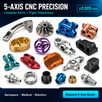 Fabricant de pièces métalliques usinées CNC 5 axes, usinage et traitement de kits de projets, services de haute précision à guichet unique