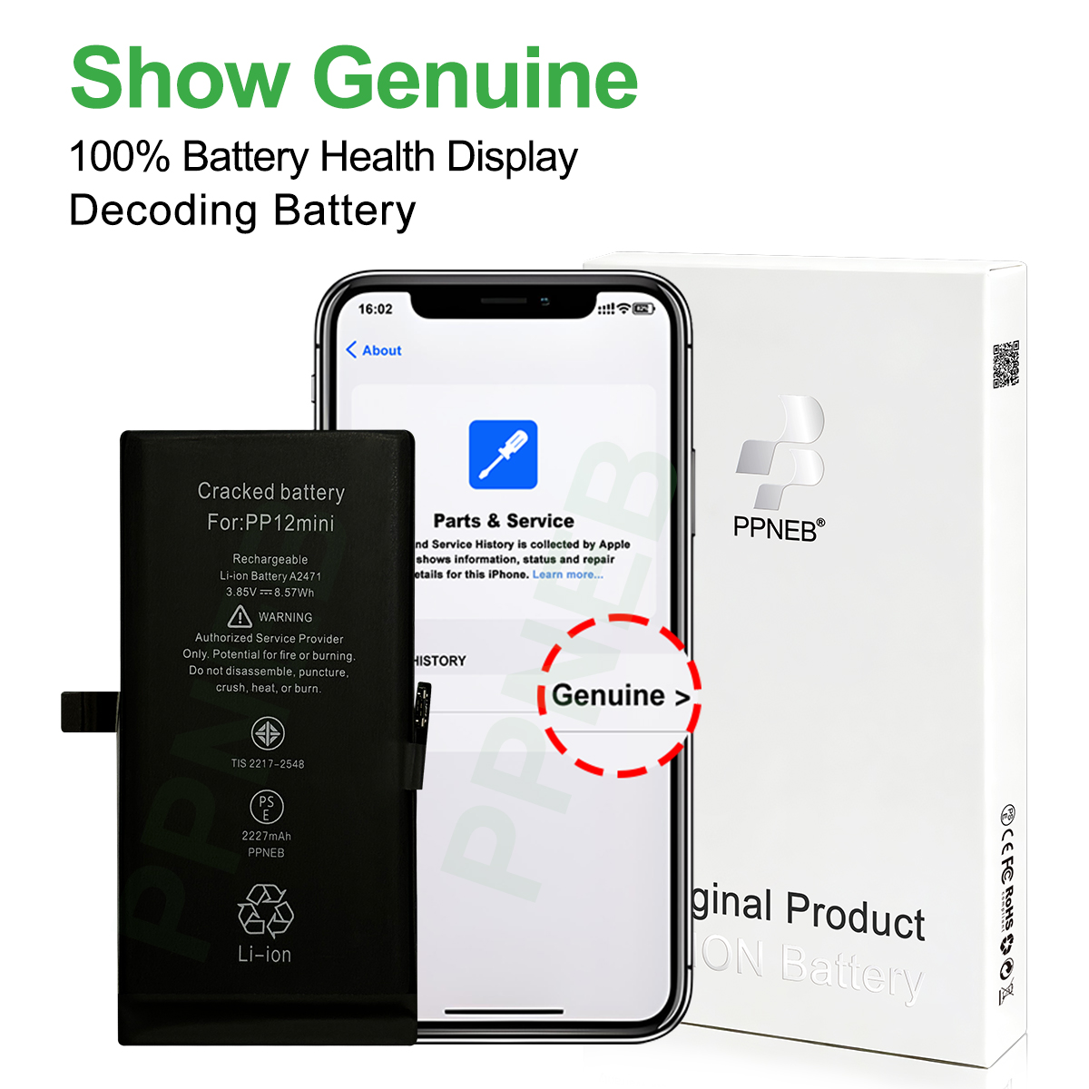 Pour batterie iPhone 12 mini