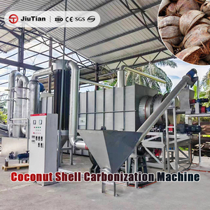 Four à charbon de coco continu pour la production de biochar à partir de déchets de biomasse - Product Image 2