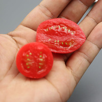 Simulatie Van Kleine Tomaten Nep Cherrytomaatjes String Kleine Tomaten Plantaardige Model Keuken Raam Decoratie Schieten