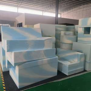 <span class=keywords><strong>Causeuse</strong></span> de compression moderne Ams Ensemble sectionnel à double siège pour appartement ou salle de sport Mousse de sol paresseux élégante - Product Image 4