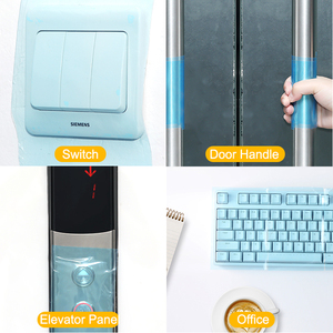 Film barrière hygiénique jetable en acrylique sensible à la pression, simple face, prix usine, pour hôtels et lieux publics - Product Image 2