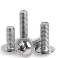 Sekrup Mesin Kepala Tombol Segitiga, Alur Torx, Alur Silang, Baja Tahan Karat A286 18-8 AISI304 316 ANSI304 316 ASTM A193