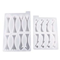 Nuovo Design: Stampi in Silicone Bianchi Ecologici a 2 Pezzi per Set di Scacchi Creativi in Resina Epossidica
