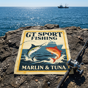 Toallas de <span class=keywords><strong>Microfibra</strong></span> Ideales para Viajes de Pesca al Aire Libre, Senderismo, Fáciles de Limpiar, Perfectas para Limpiar Carretes de Pesca - Product Image 1