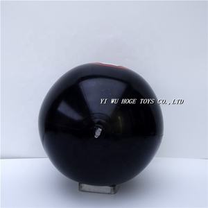 इच्छित मुद्रण लोगो छोटे बड़े आकार <span class=keywords><strong>inflatable</strong></span> पर्यावरण पीवीसी काले समुद्र तट गेंद के लिए बच्चों - Product Image 5