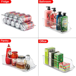 Tek katmanlı plastik içecek Soda <span class=keywords><strong>Can</strong></span> dağıtıcı için buzdolabı saklama kutusu & Bin için uygun içecek depolama - Product Image 4