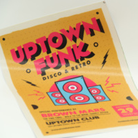 Affiches en carton laminé imprimées en offset couleur personnalisées, autocollants amovibles pour événements, fêtes et festivals