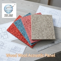 Panneaux muraux acoustiques écologiques en laine de bois Hayhoe, NRC 80%, ignifuges, absorption acoustique très efficace, isolation, installation facile en DIY
