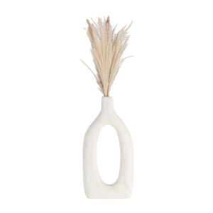Vaso in Legno di Paulownia Intagliato per Arredamento Soggiorno, Vaso Casual per Fiori per Casa, Camera da Letto, Ufficio - Product Image 2