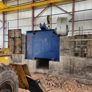 Mini iron smelting induction tilt furnace induct for melting steel metal foundry machine