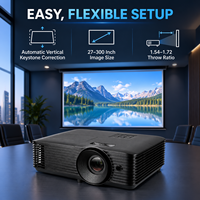 Projecteur DLP WXGA X1328 5000 ANSI Lumens pour salles de classe, bureaux, salles de réunion, amphithéâtres, commandes en gros