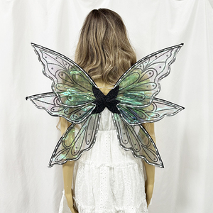 LED scintillanti <span class=keywords><strong>ali</strong></span> di fata per la ragazza telecomando/App di controllo farfalla <span class=keywords><strong>ali</strong></span> d'angelo Cosplay festa di compleanno in maschera Costume - Product Image 6