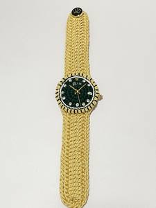 Orologio Meccanico in Maglia Acrilica, Moda Creativa <span class=keywords><strong>di</strong></span> Alta Gamma, Regalo <span class=keywords><strong>di</strong></span> Compleanno Personalizzato Fatto a Mano per <span class=keywords><strong>Uomo</strong></span> e Donna - Product Image 3