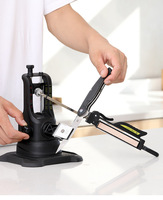 Aiguiseur de couteaux Pro Kit d'affûtage de couteaux de haute précision Kit d'affûtage compact et léger pour couteaux de cuisine et EDC