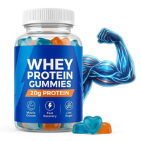 Gummies de protéines de lactosérum hydrolysées en marque blanche – Prix de gros pour suppléments sportifs en Chine – OEM en vrac – Gummies de protéines de lactosérum claires