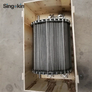 Thực phẩm thép không gỉ dệt Flex vành đai truyền đạt dây lưới vít Loại Chuỗi liên kết băng tải băng tải - Product Image 5