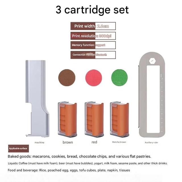 New Automatic Cake Printing Machine Edible Ink Inkjet Printer XP600 for Bakeries and Bill Printing