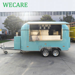 Wecare รถขายกาแฟแบบเคลื่อนที่ได้, รถขายอาหารวินเทจไอศกรีมรถลากสำหรับจัดเลี้ยงกาแฟพร้อมอุปกรณ์เต็มรูปแบบในครัว - Product Image 5