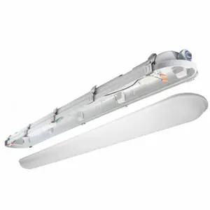 Fast Delivery 5Years Warranty U L DLC IP65 LED Vapor Tight Light Fixture 4ft 40W 6000LM 5000K With Motion Sensor