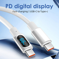 Kabel Pengisian Daya Super Cepat JYD C790 Universal 66W C-C, Kabel Data Tipe-C ke Tipe-C untuk Android dan iOS